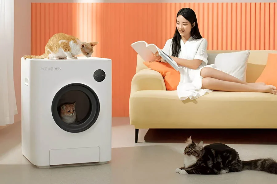 auto clean litter box