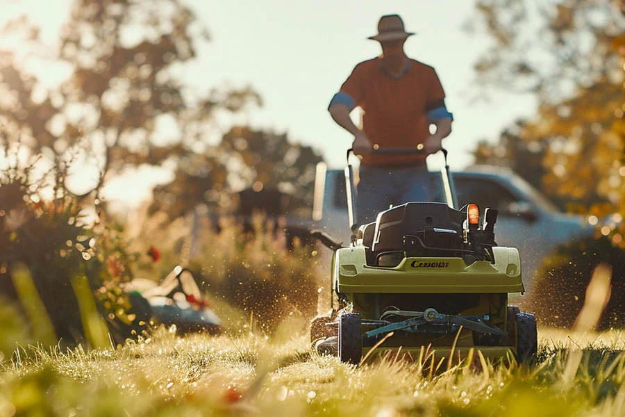 small electric grass mower