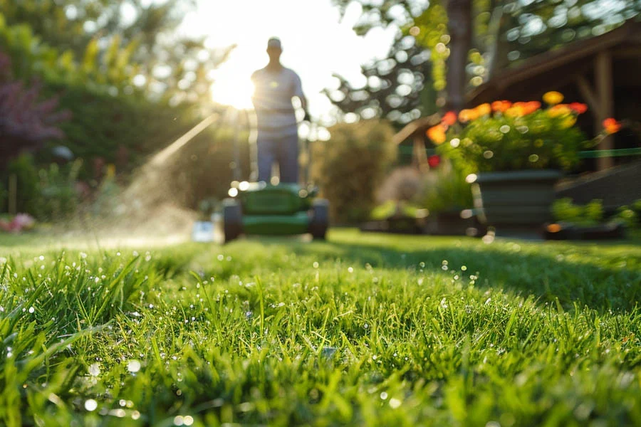 small electric grass mower