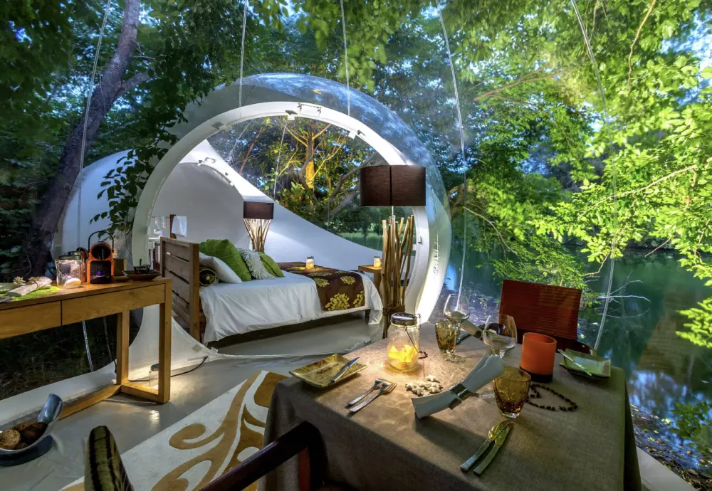 bubble inflatable tent